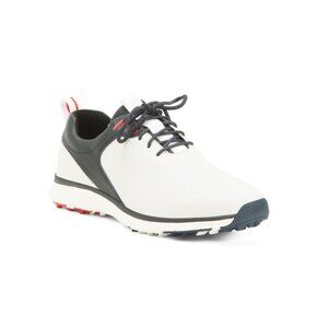 JOHNSTON AND MURPHY White/navy Men's Waterproof S1 Luxe Hybrid Golf Shoes